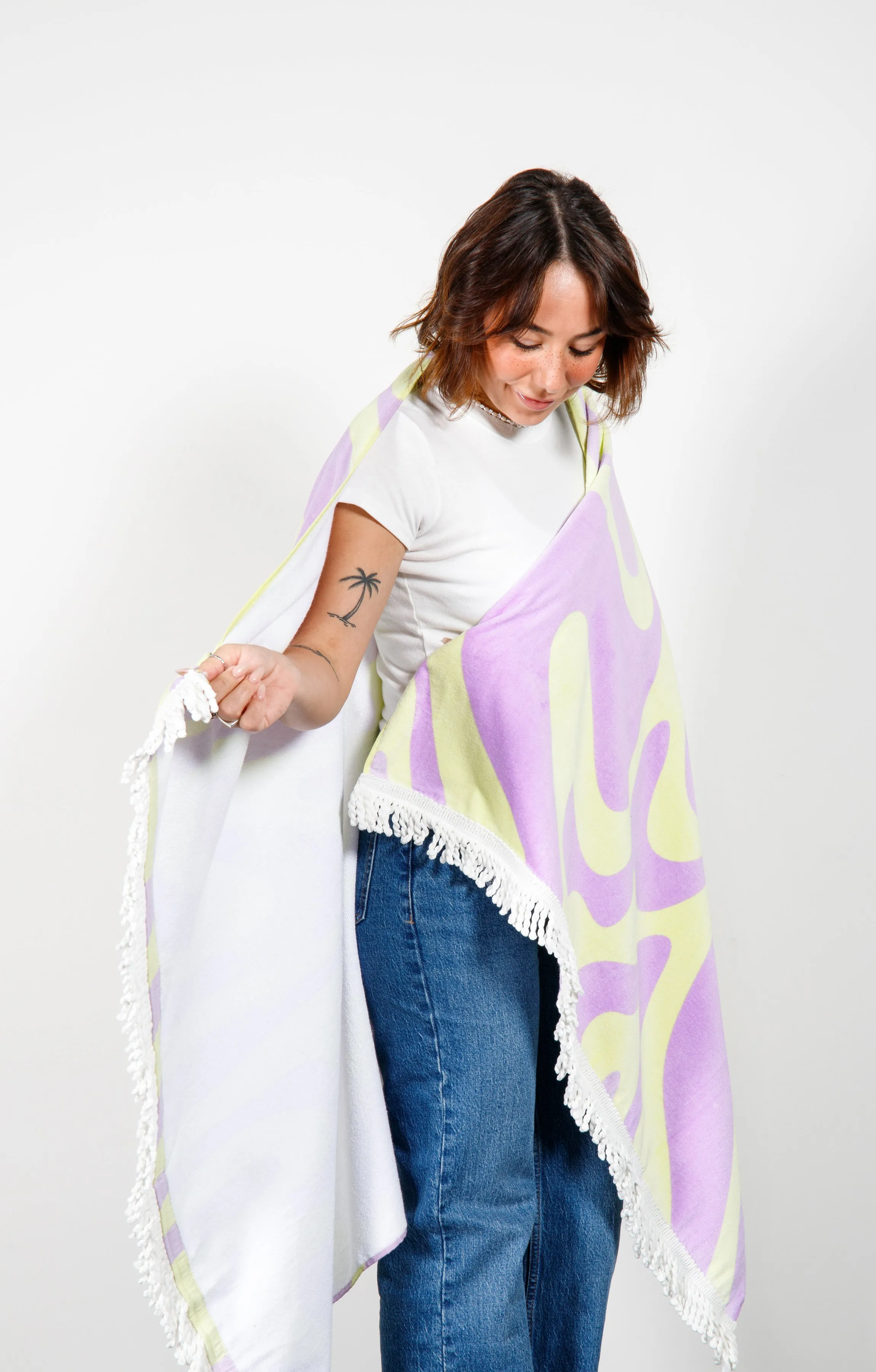 THE BOWIE | Velour Beach Towel