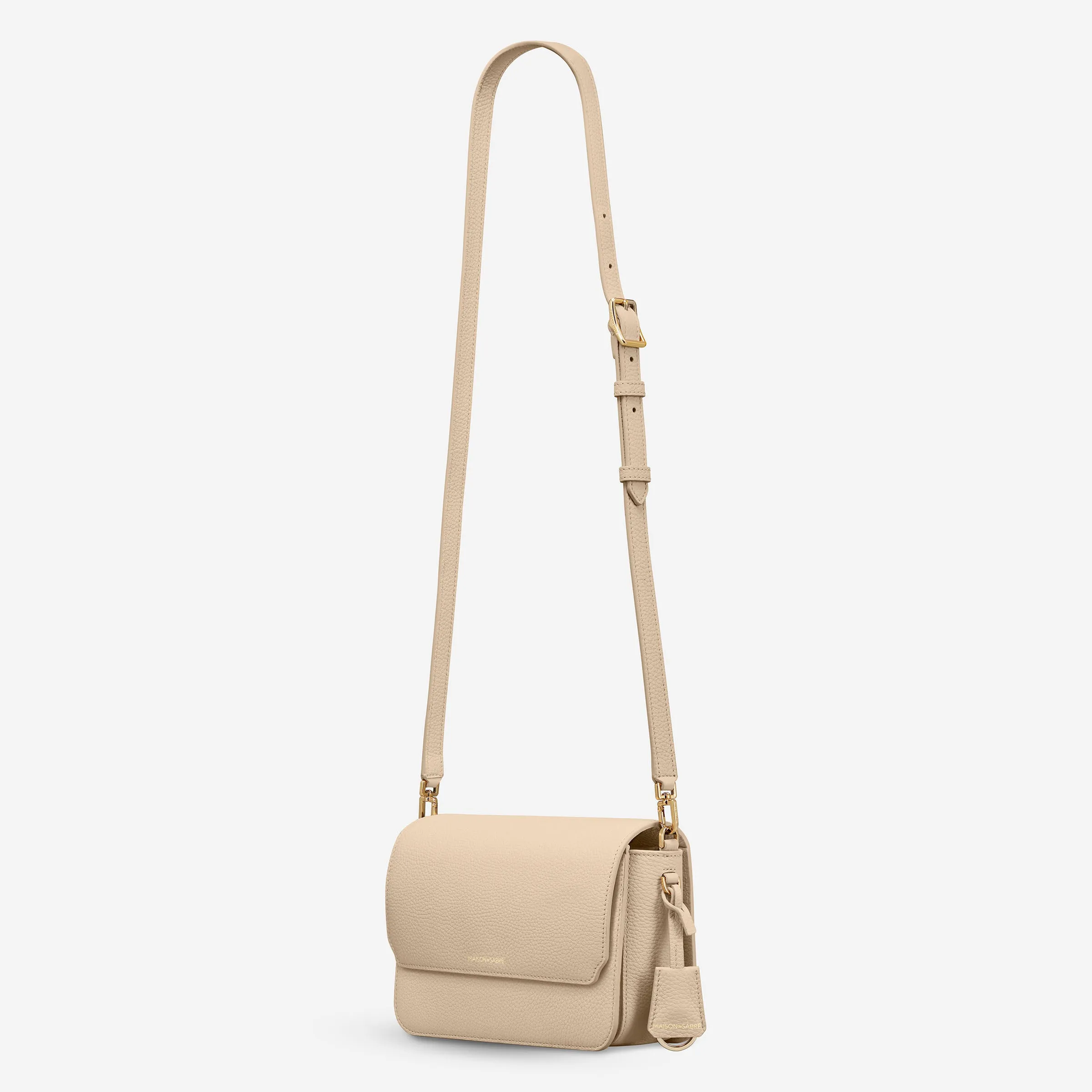 The Medium Flap Bag - Saharan Nude
