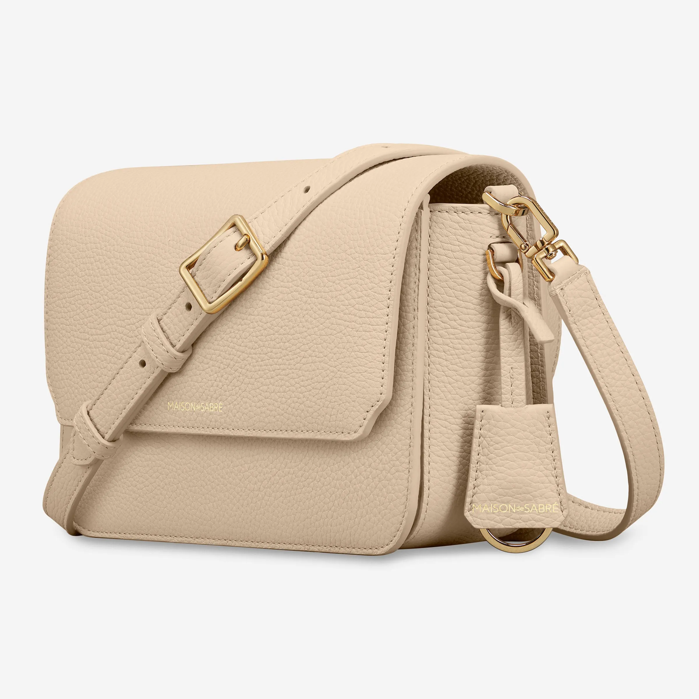 The Medium Flap Bag - Saharan Nude
