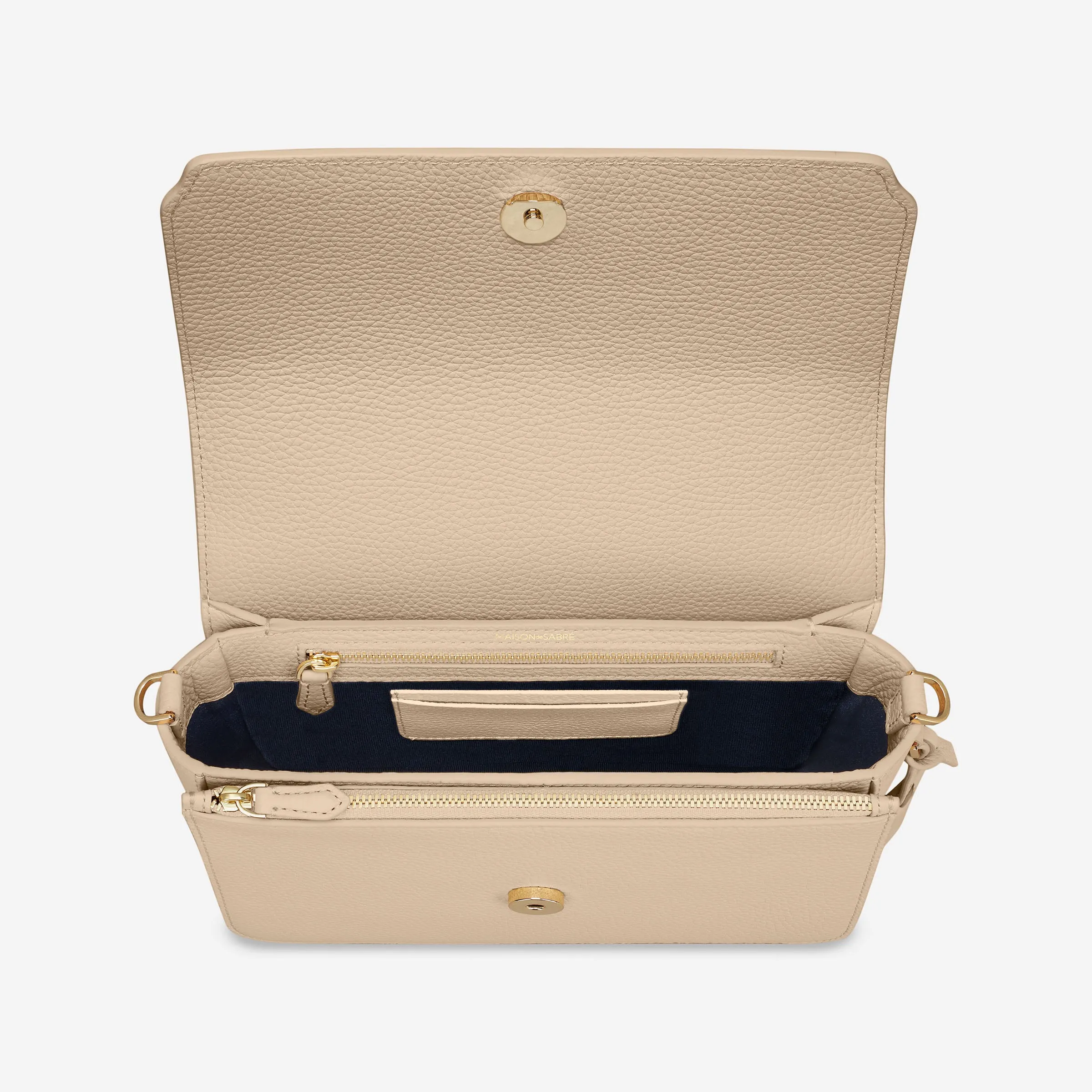 The Medium Flap Bag - Saharan Nude
