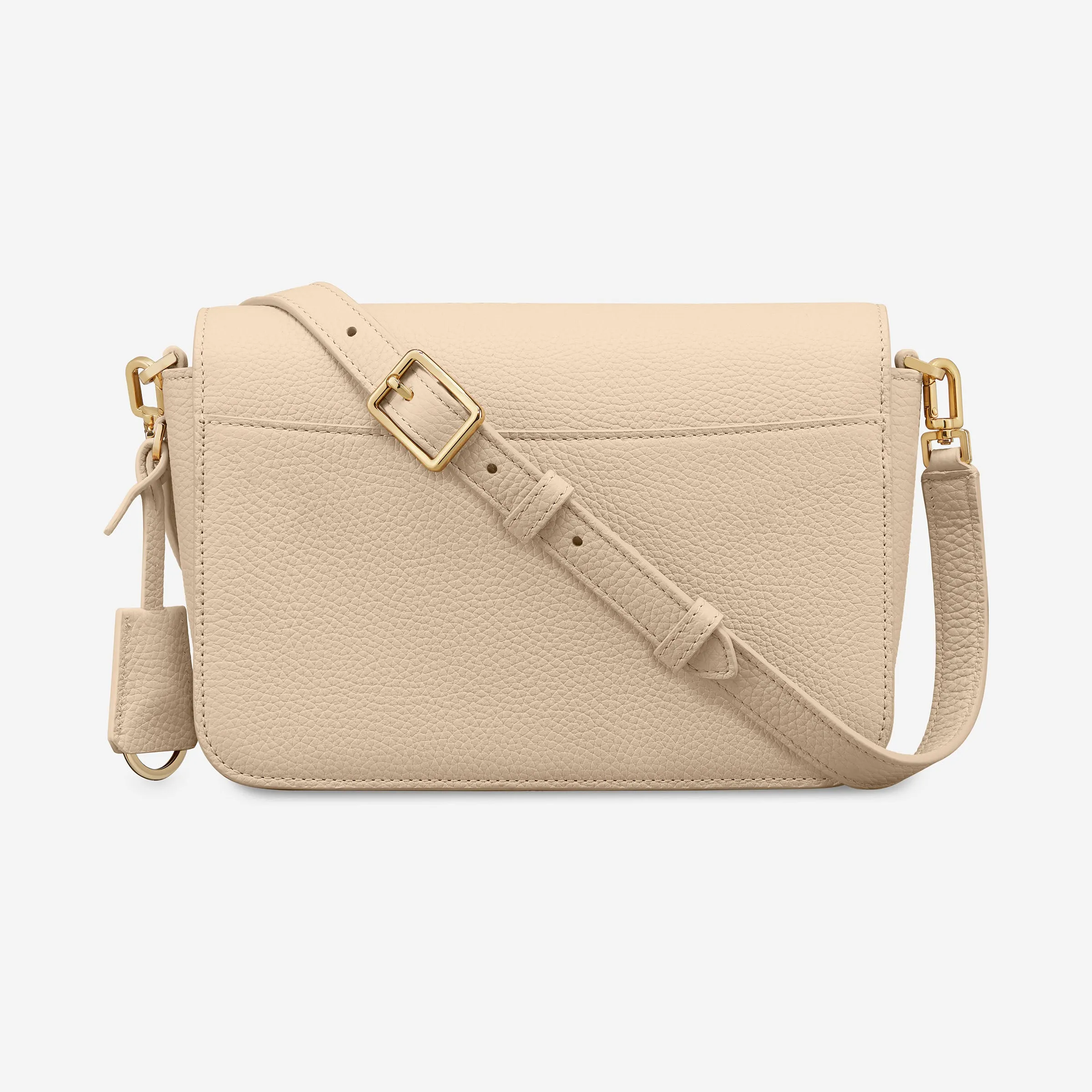 The Medium Flap Bag - Saharan Nude