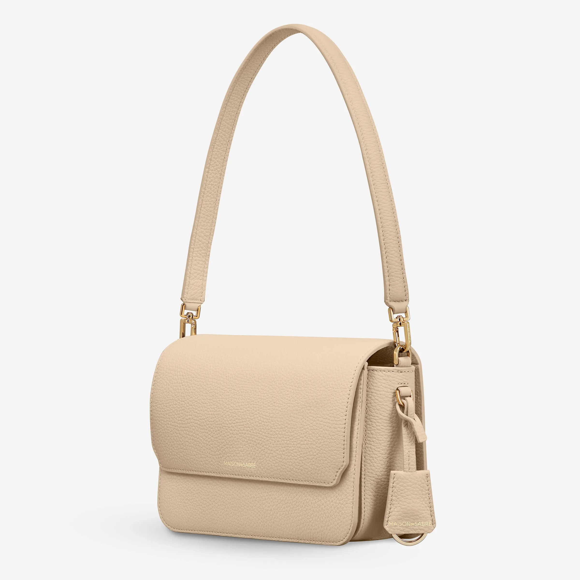 The Medium Flap Bag - Saharan Nude