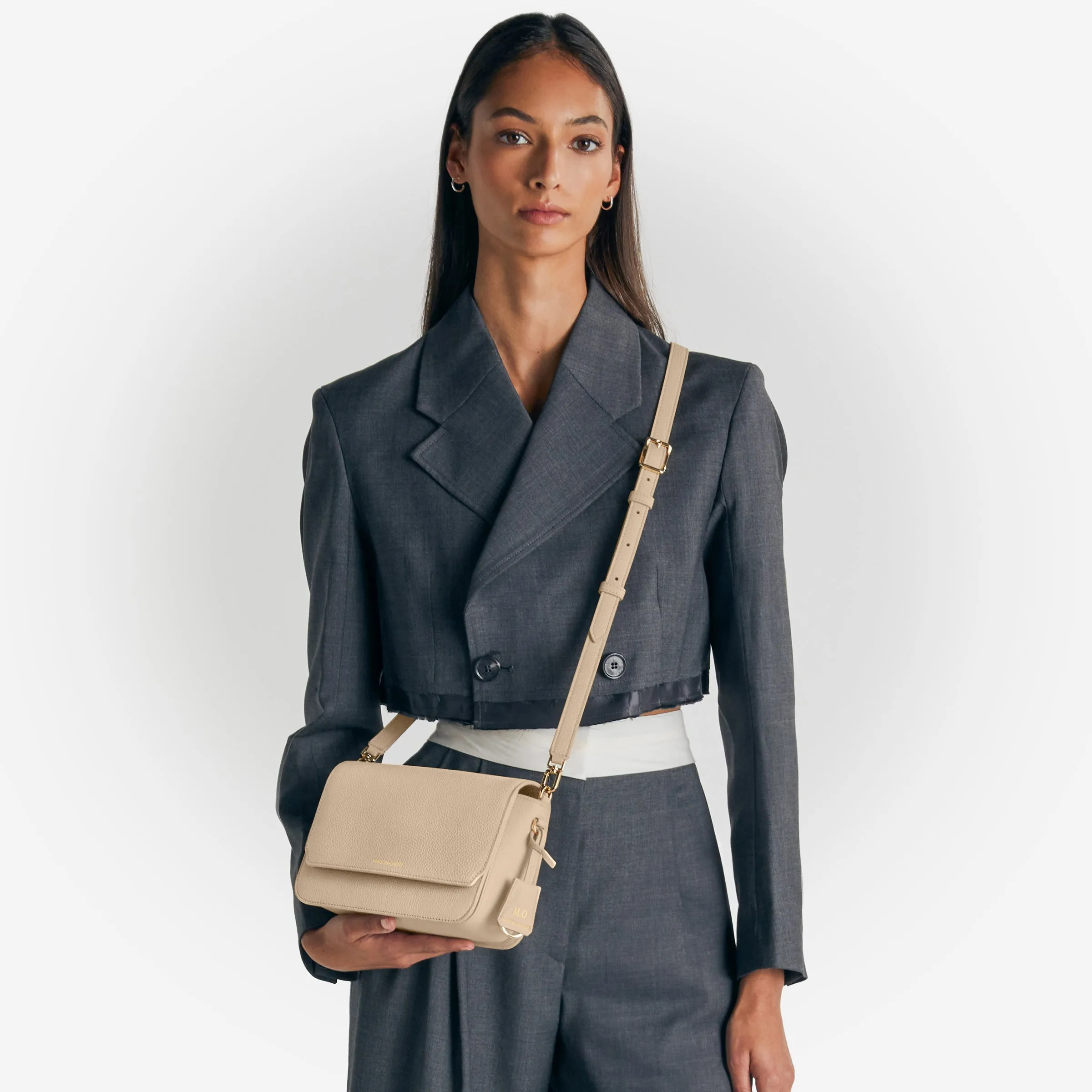 The Medium Flap Bag - Saharan Nude