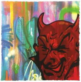 Third Rail PP Serigraph Print by Risk Rock