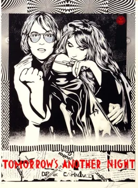 Tomorrows Another Night Red Print by Niagara x Shepard Fairey- OBEY
