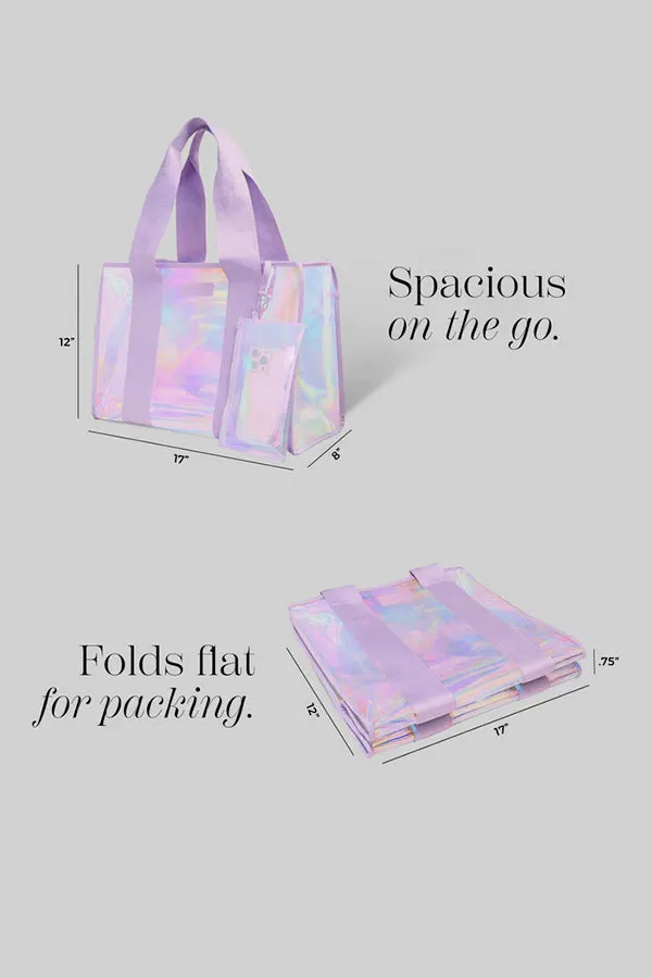 Travel Tote with Phone Pouch Beach Bag