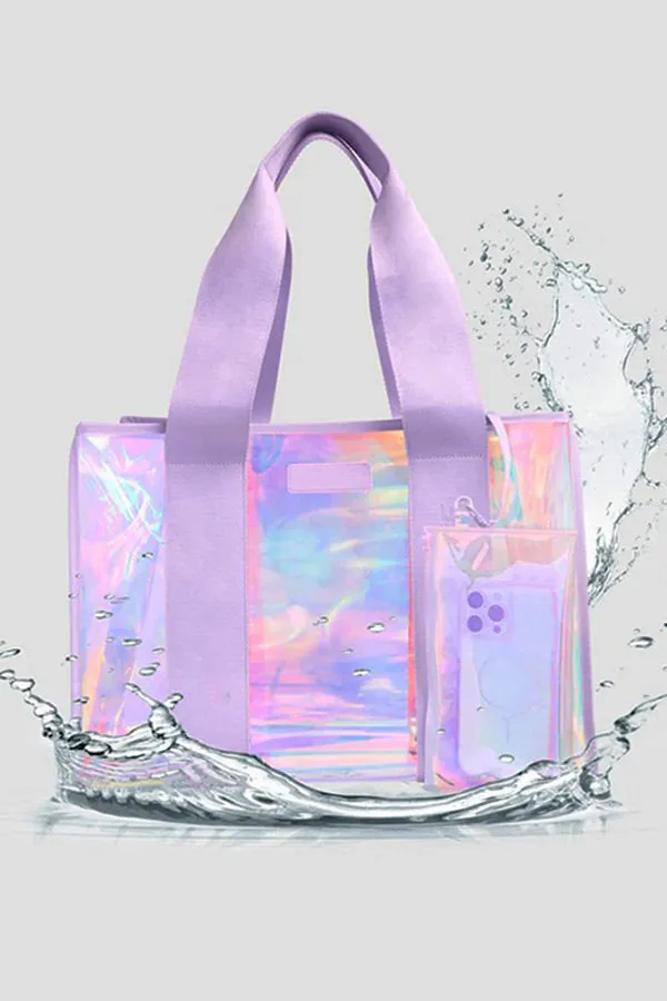 Travel Tote with Phone Pouch Beach Bag