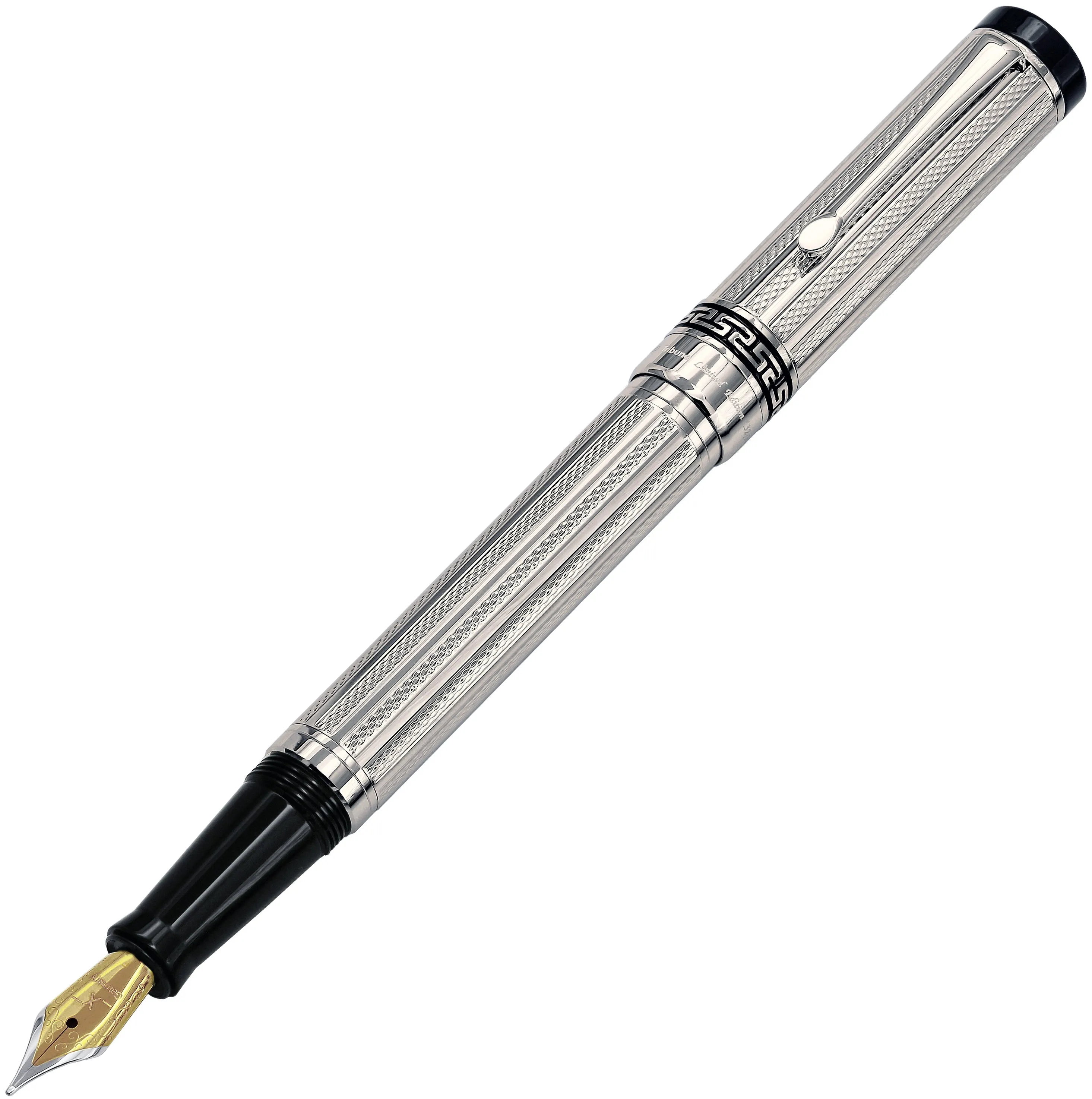 Tribune Pure Platinum Plated Fine Fountain Pen