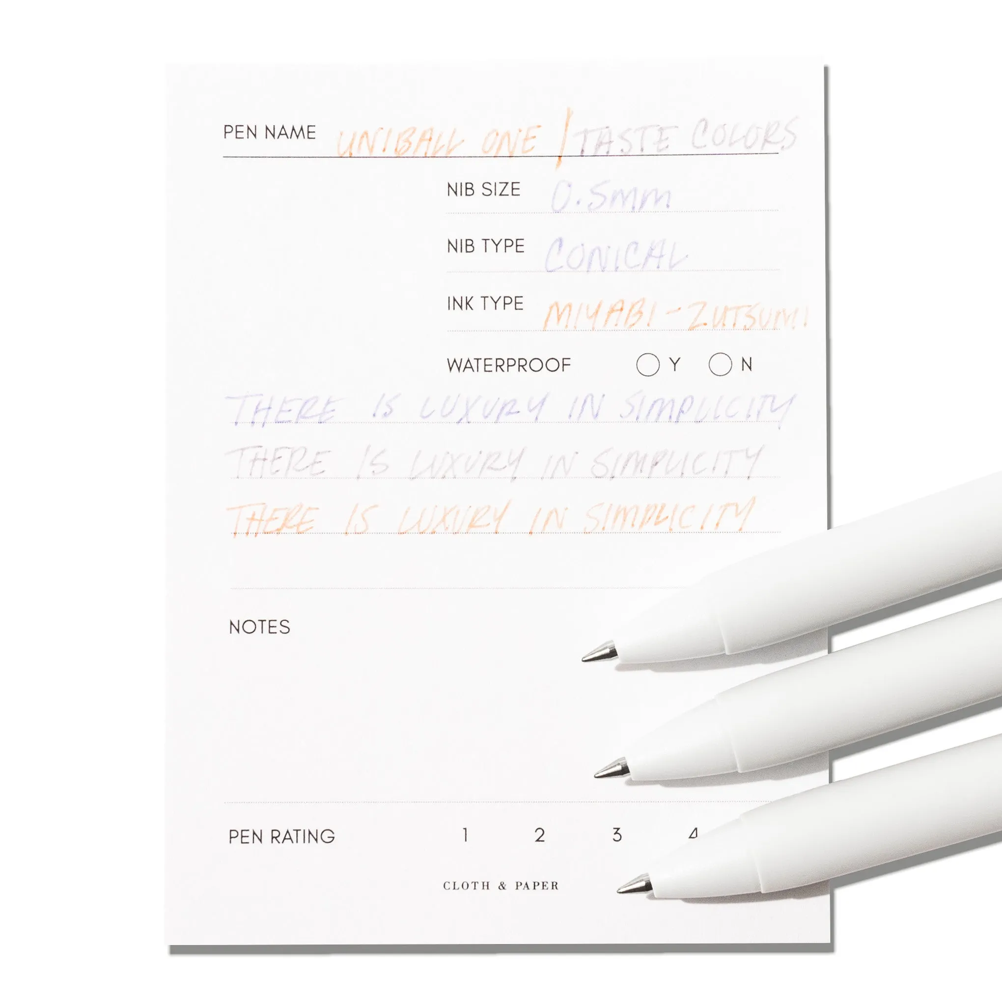 Uni One Gel Pen Set | Limited Edition Taste Colors | 0.5 mm