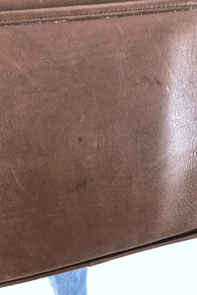Vintage Brown Coach Messenger Bag