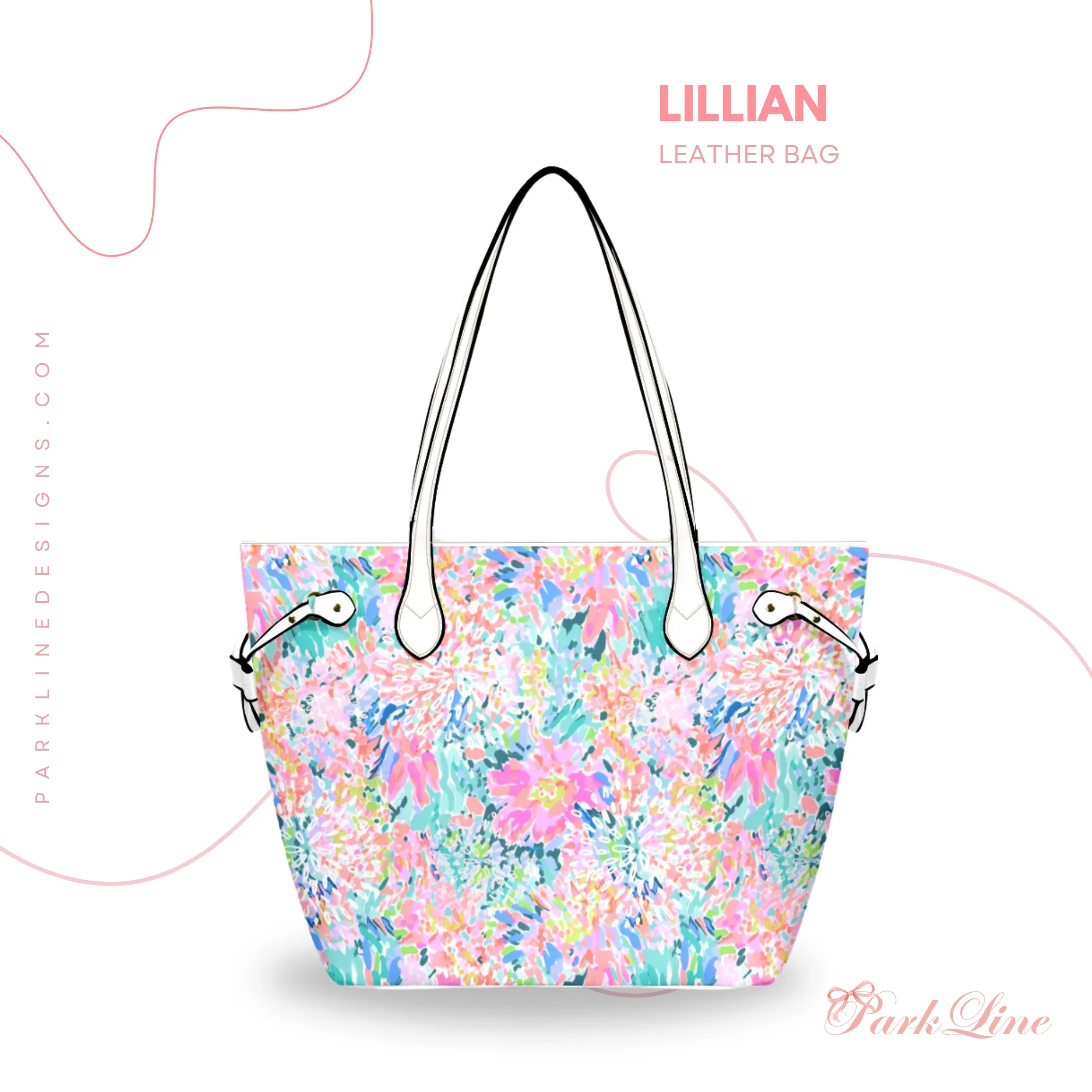 Violet Floral Leather Bag | Perfect Gift for Her | Elegant & Durable Fashion Tote