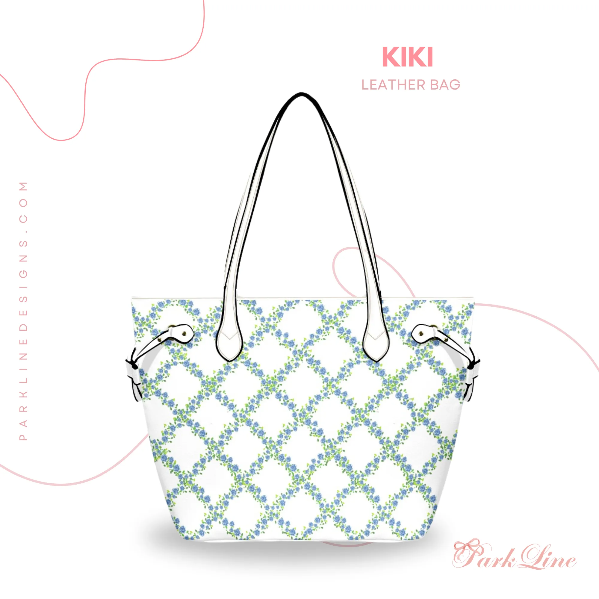 Violet Floral Leather Bag | Perfect Gift for Her | Elegant & Durable Fashion Tote