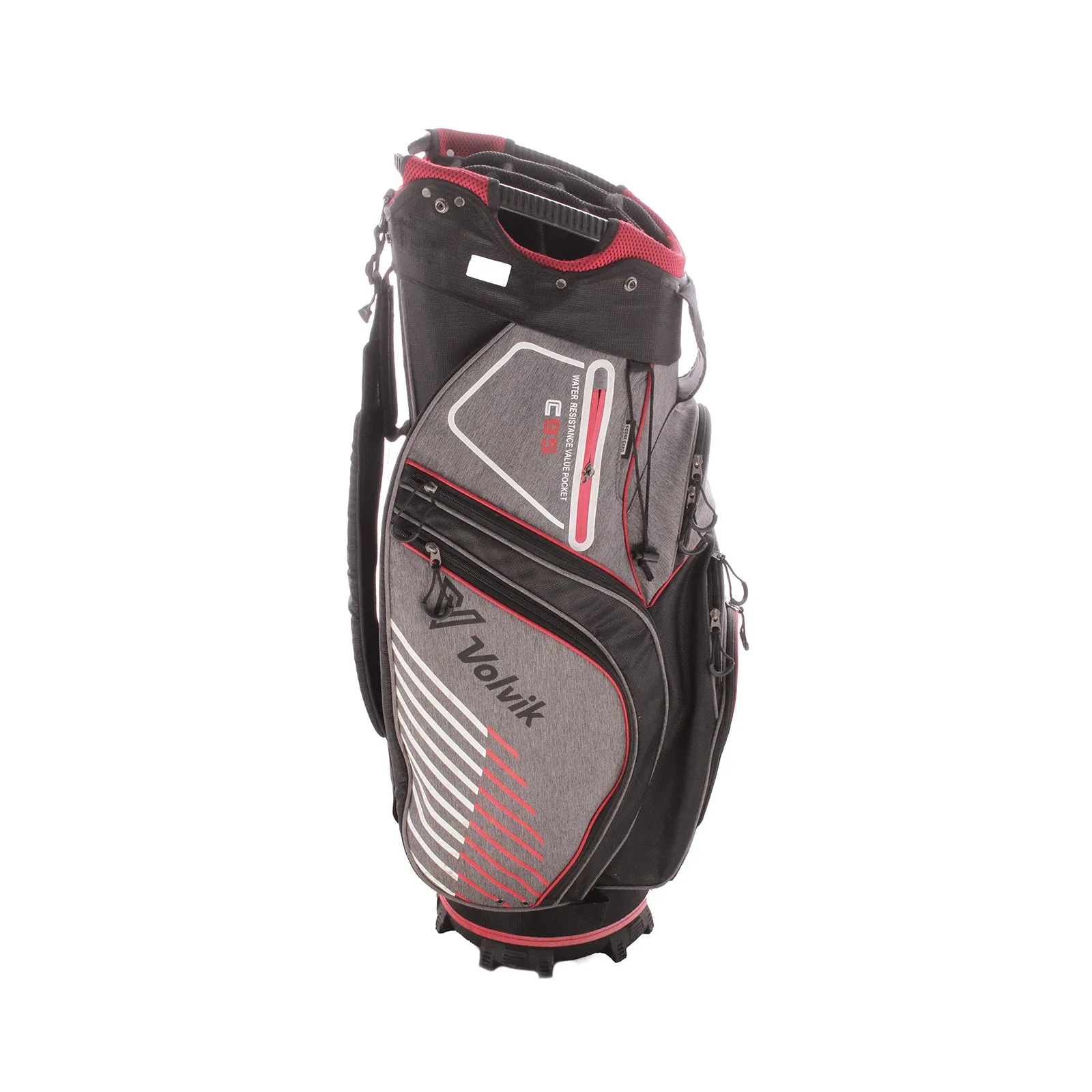 Volvik C95 Second Hand Cart Bag - Grey/Black/Red