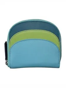 Wallet Small Dome Serenity Multi Leather RFID Blocking 6235
