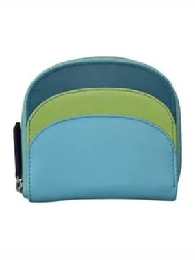 Wallet Small Dome Serenity Multi Leather RFID Blocking 6235