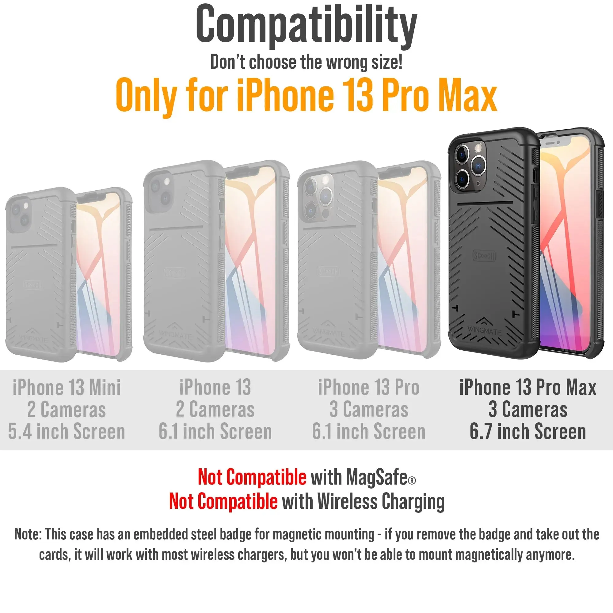 Wingmate Ultimate Bundle for iPhone 13 Pro Max