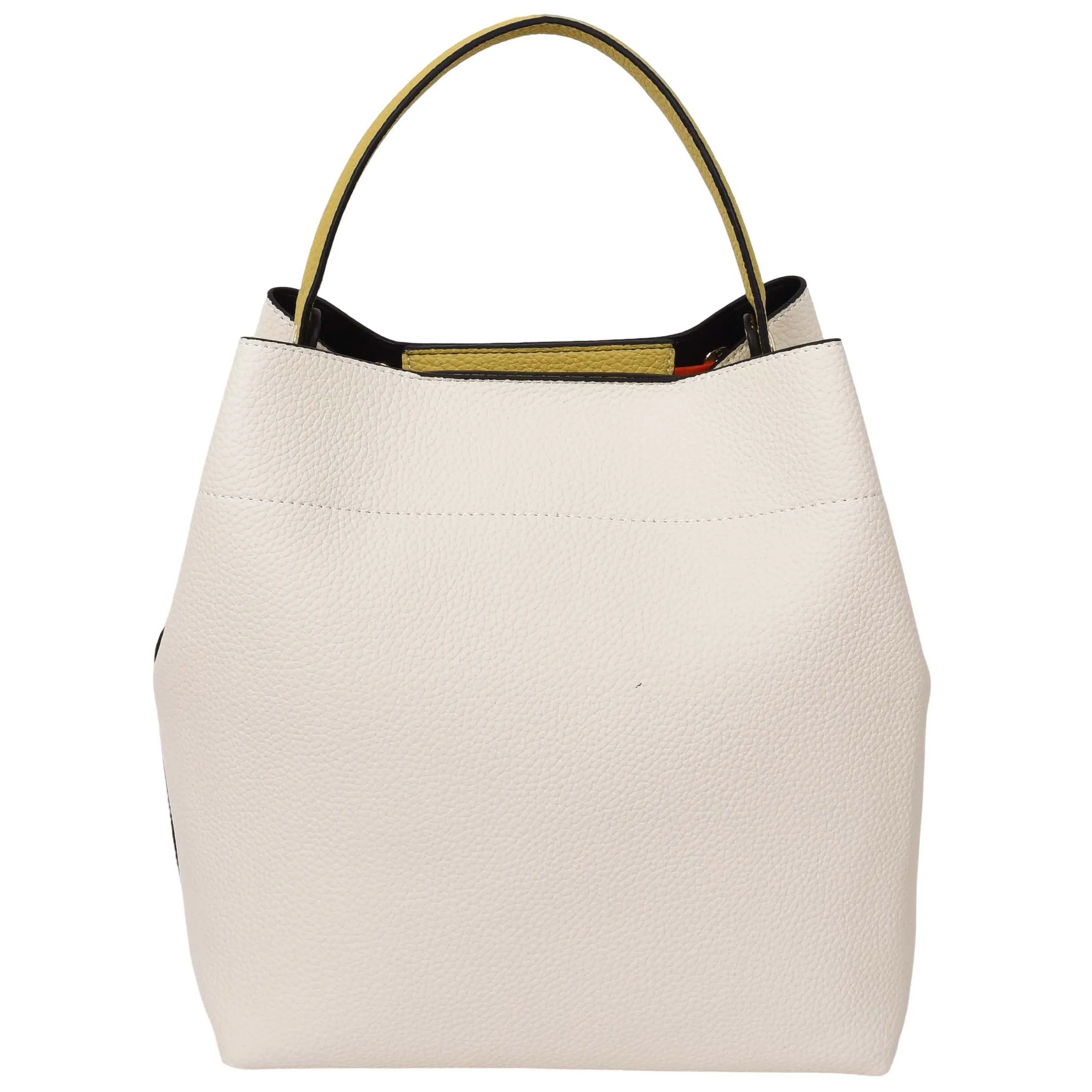 Women PU Leather Handbag Removable Pouch Fashion Crossbody Bag A862 Off White