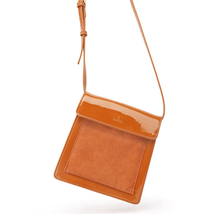Womens Red Leather Satchel Bag Cute Leather Crossbody Bags for Women