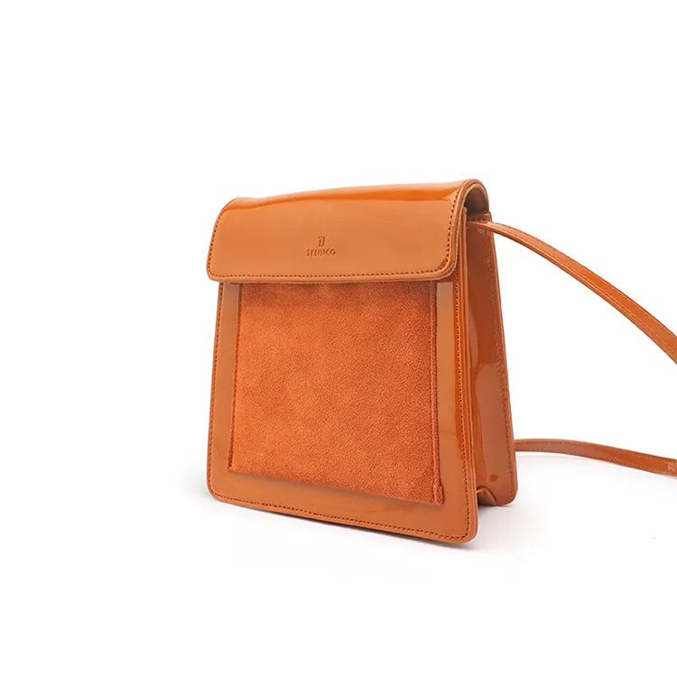 Womens Red Leather Satchel Bag Cute Leather Crossbody Bags for Women