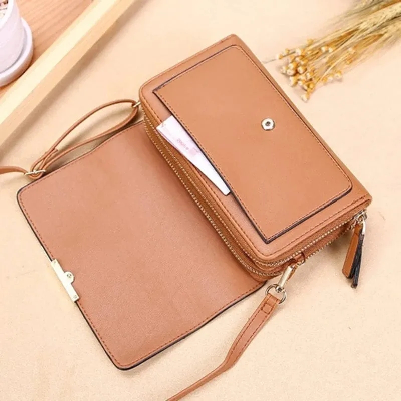 Women's Wallet Korean Handbag Multi Card Large Capacity Casual Shoulder Bag Mobile Phone Packet