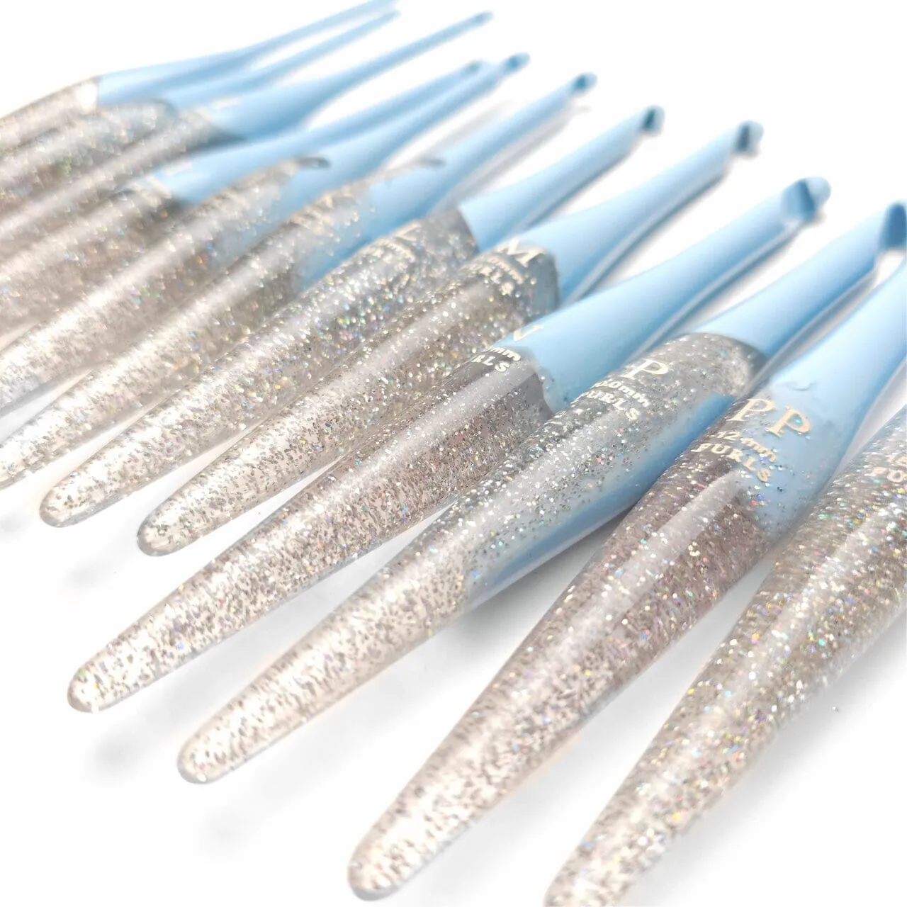 Wonderland Streamline Glitter Crochet Hooks