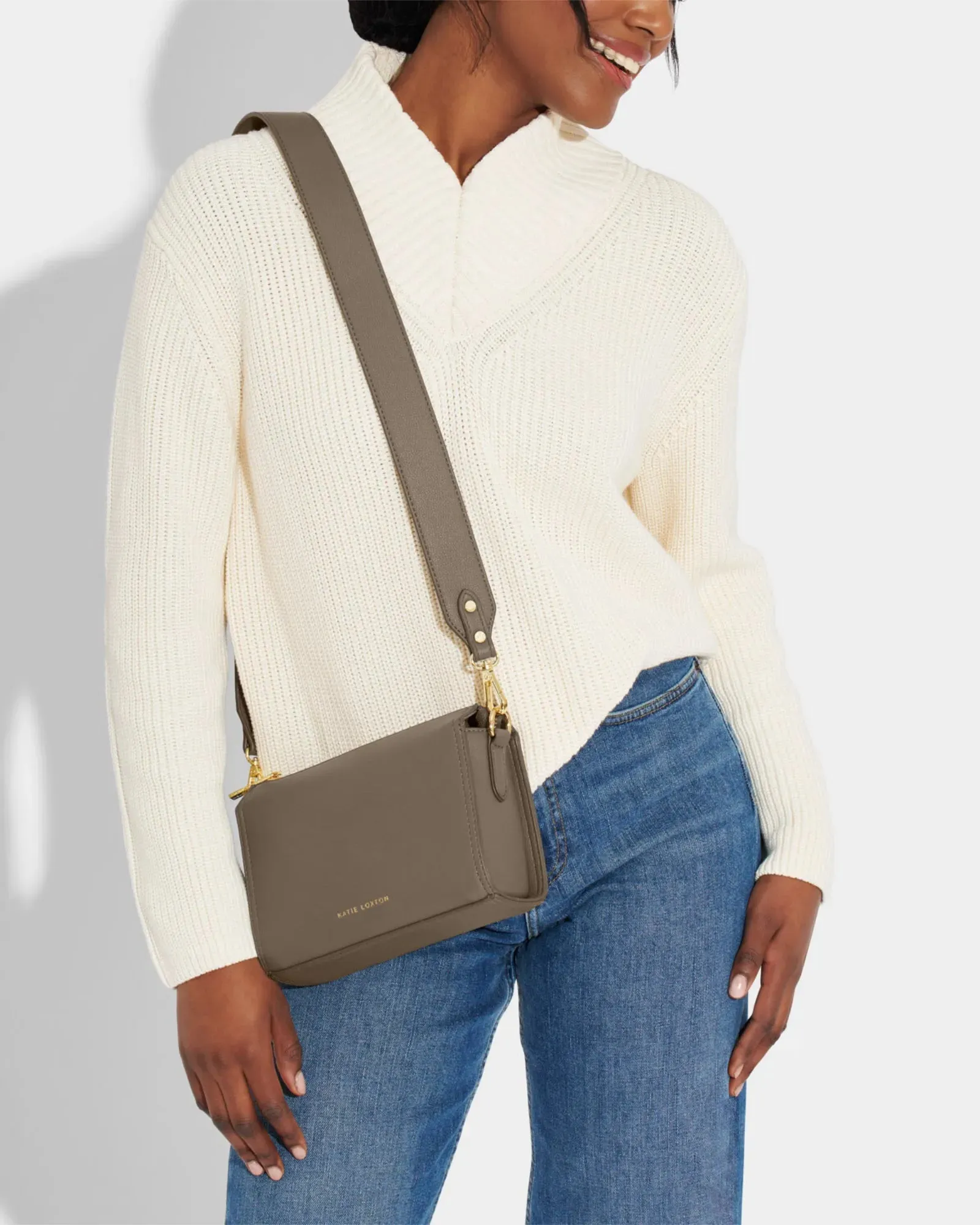 Zana Crossbody Bag - Mink